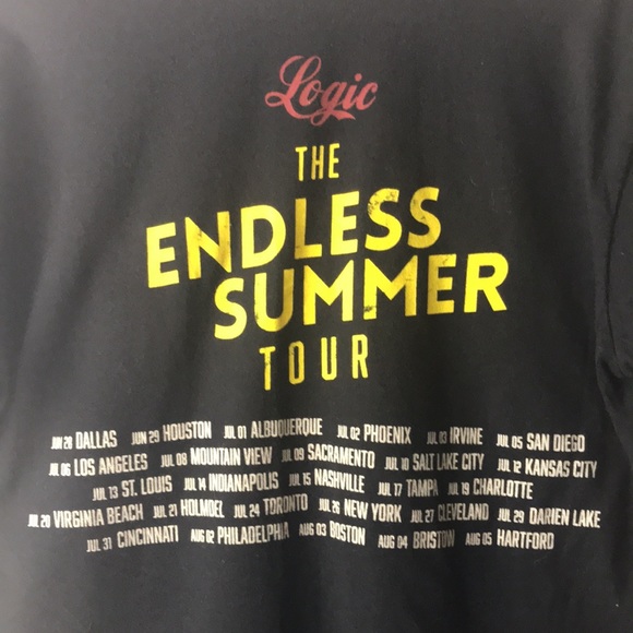 Next level Logic “The endless summer tour “ black t-shirt Sz M - Picture 7 of 8